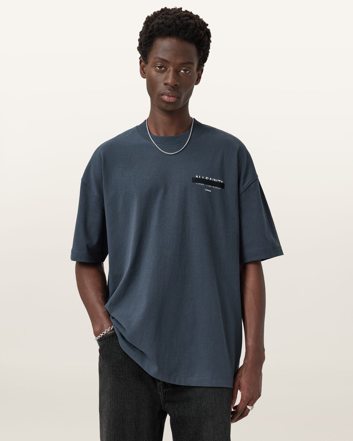 올세인츠(ALLSAINTS) 리덱트 크루 티셔츠 M002PC-10074
