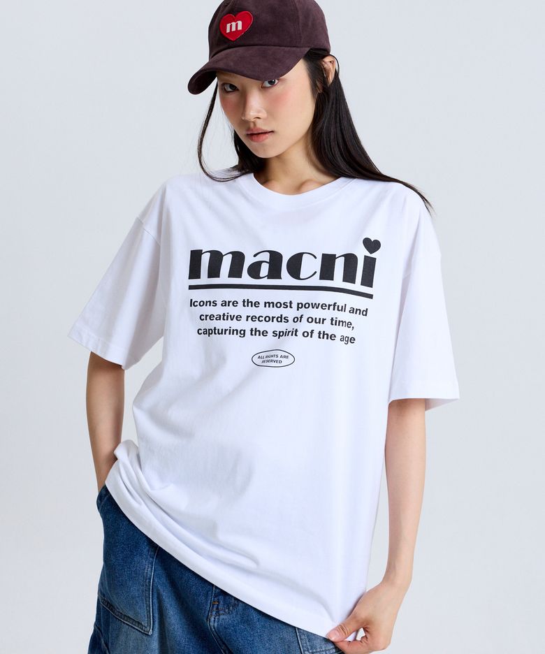 SPIRIT LOGO T-SHIRT_WHITE