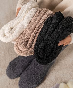 [4팩] 헤비볼륨 무압박 수면양말