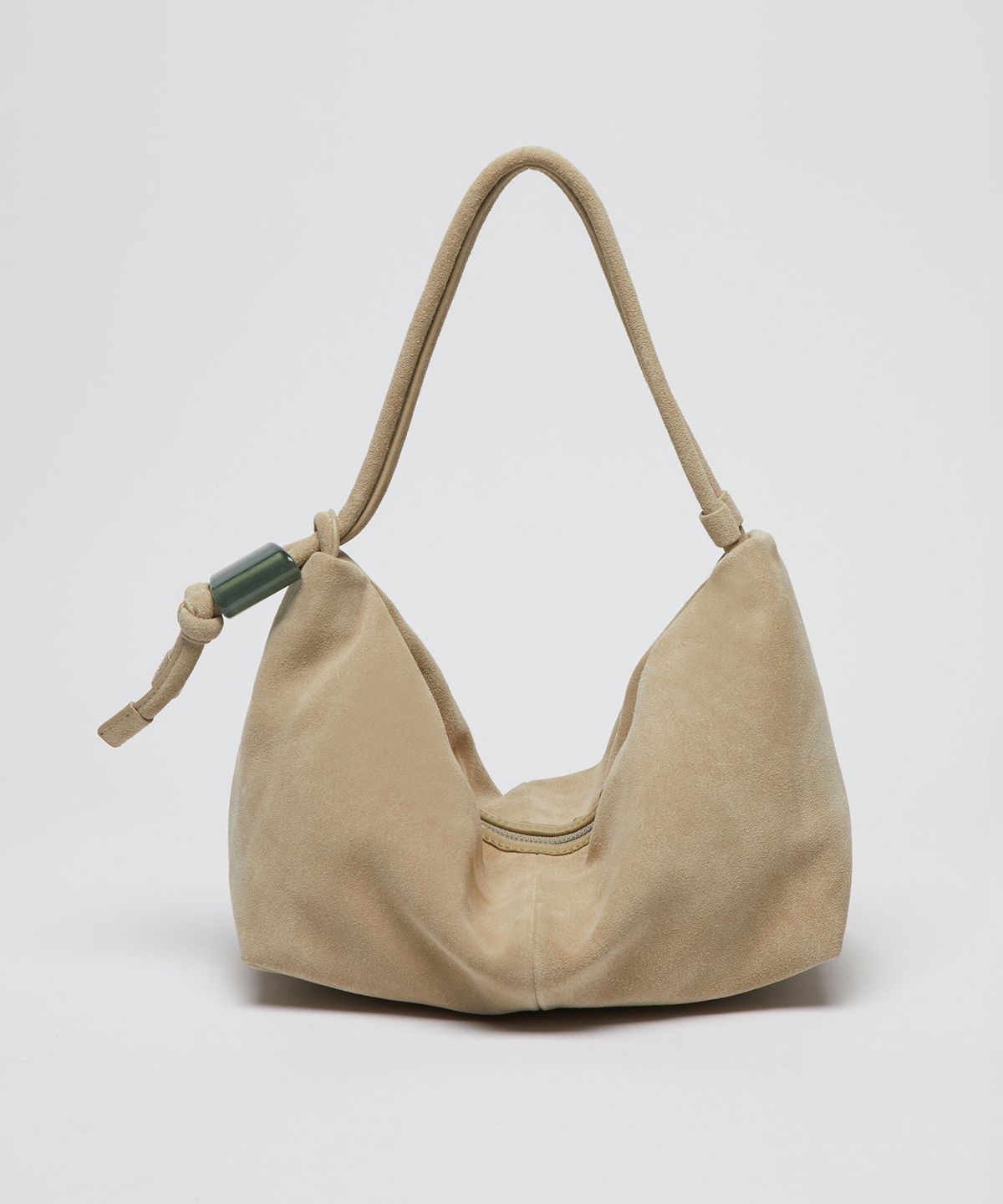 아카이브앱크(ARCHIVEPKE) Ridge shoulder bag(Suede cream)_OVBAX26004SCR