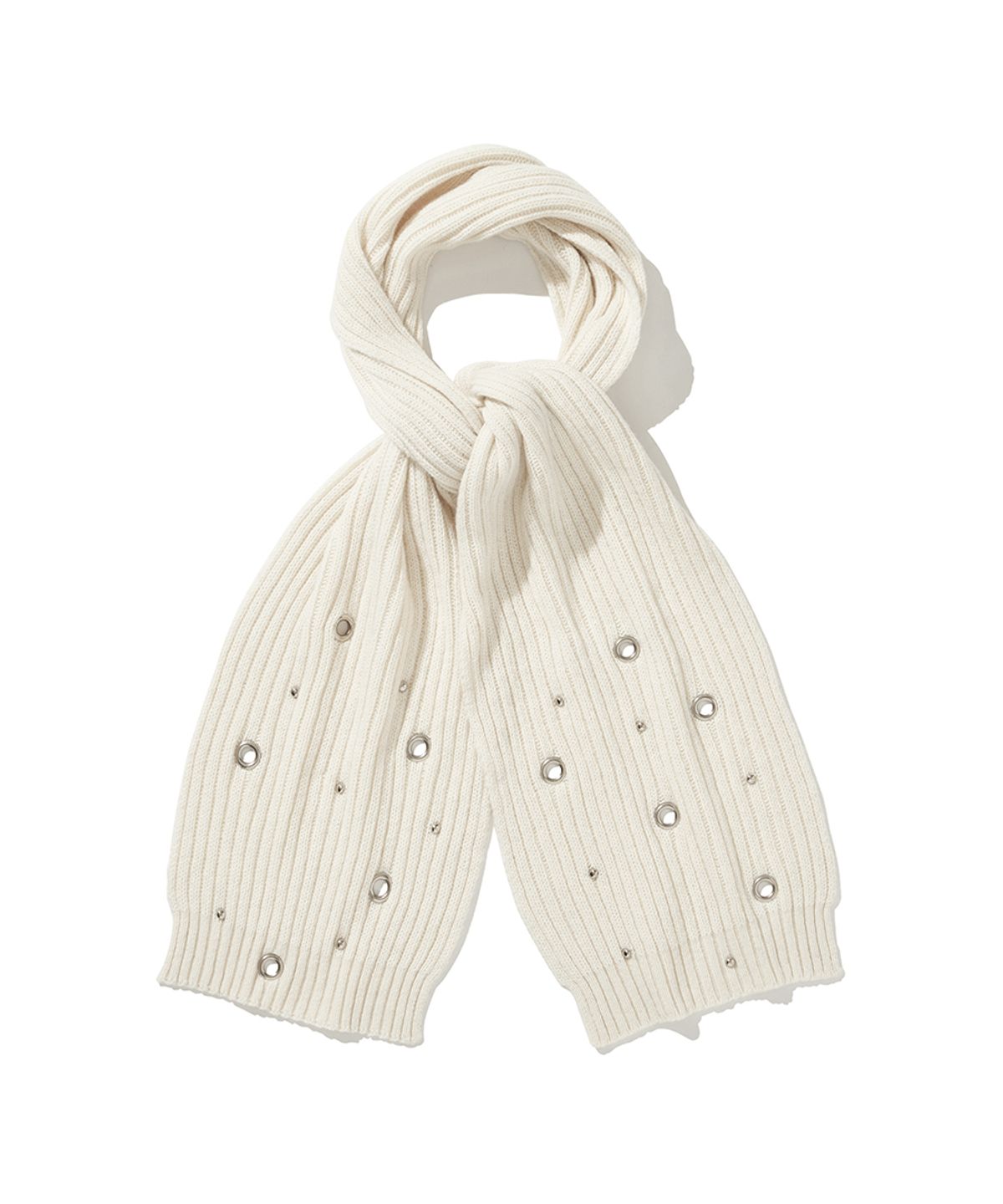디오스피스(DAUSPICE) (DUC) Eyelet Stud Muffler White