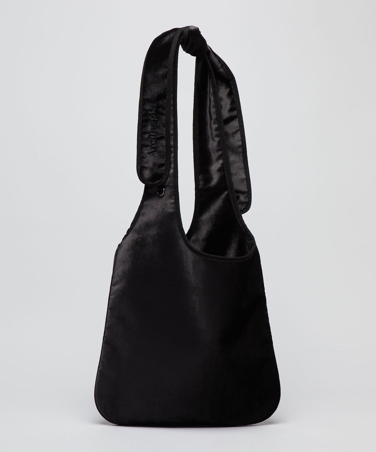 아카이브앱크(ARCHIVEPKE) Velvet knotted bag(Deep sleep)_OVBSX26101BLK
