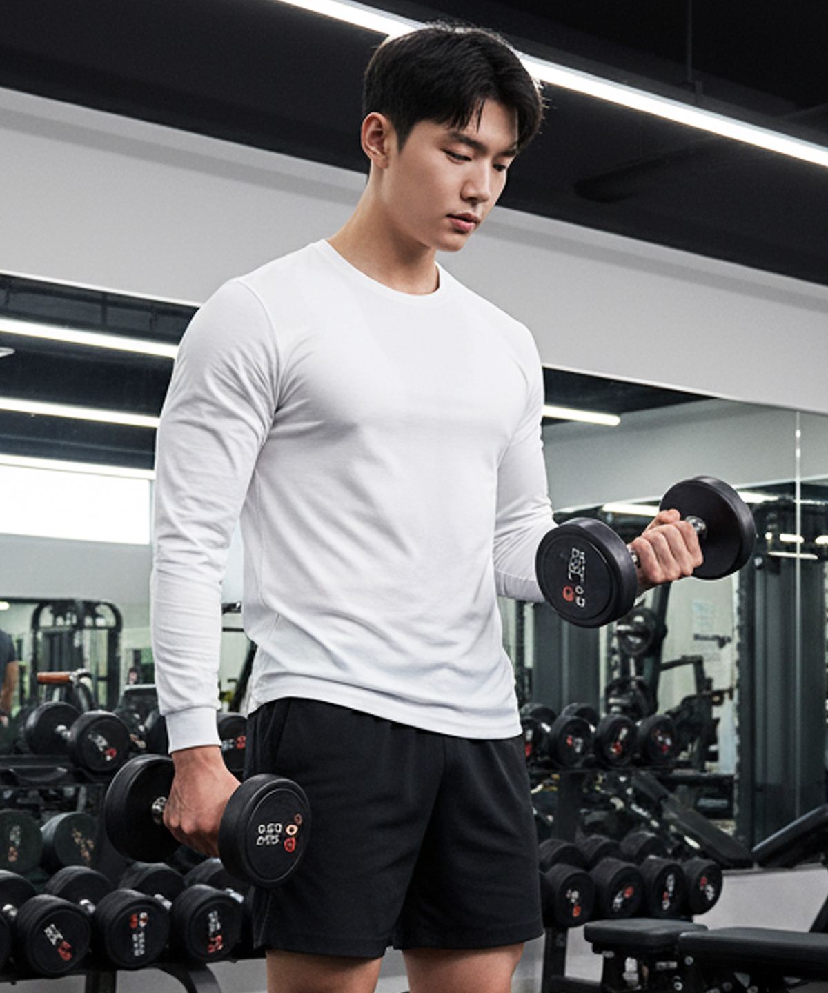 맥블랙스포츠(MACBLACKSPORTS) 드라이 라운드 긴팔티셔츠 MTC-00_4컬러