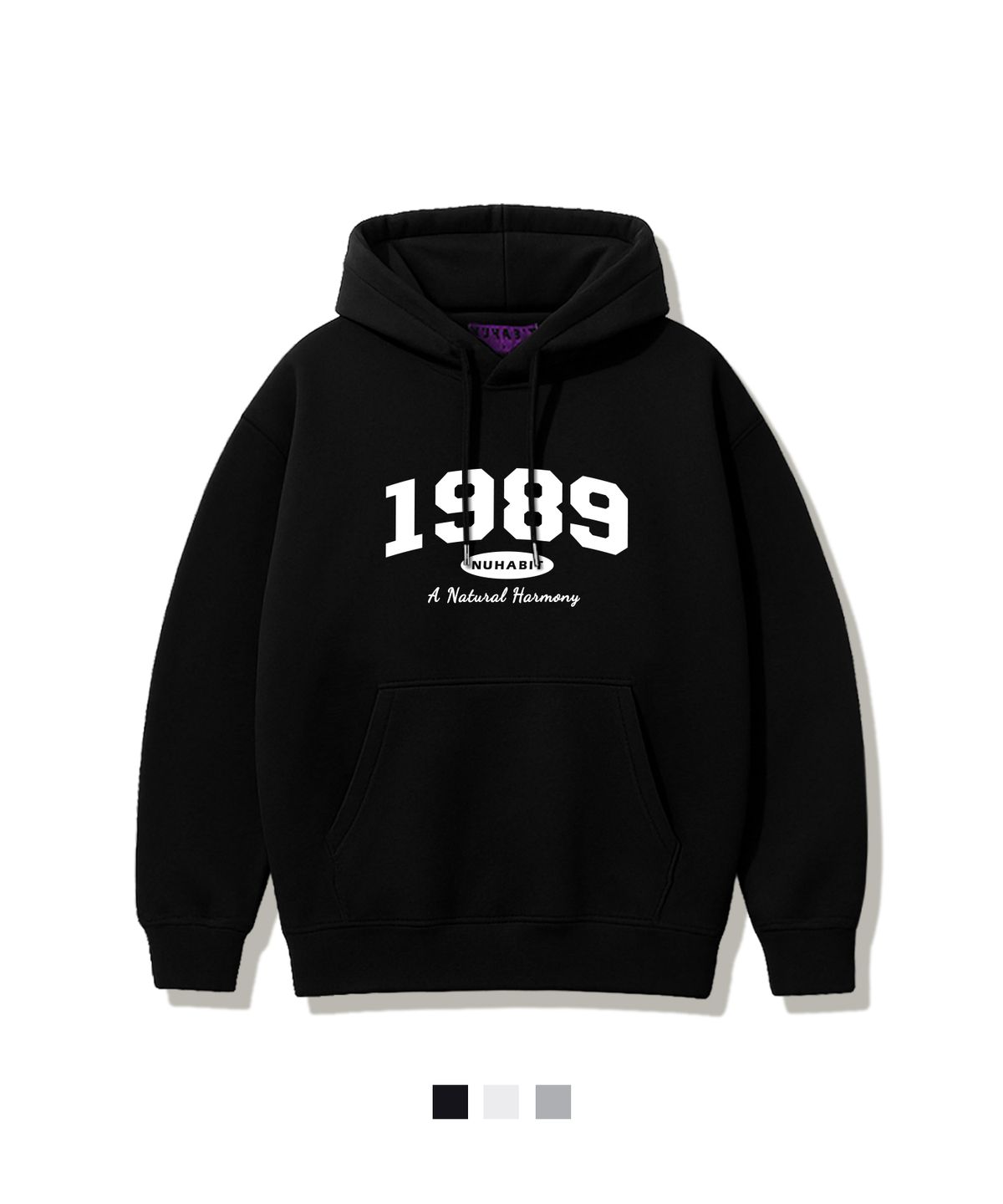 뉴해빗(NUHABIT) N/H DAILY CLOTHES 벌룬 오버핏 기모 후드 (SVH4-4NH1191)