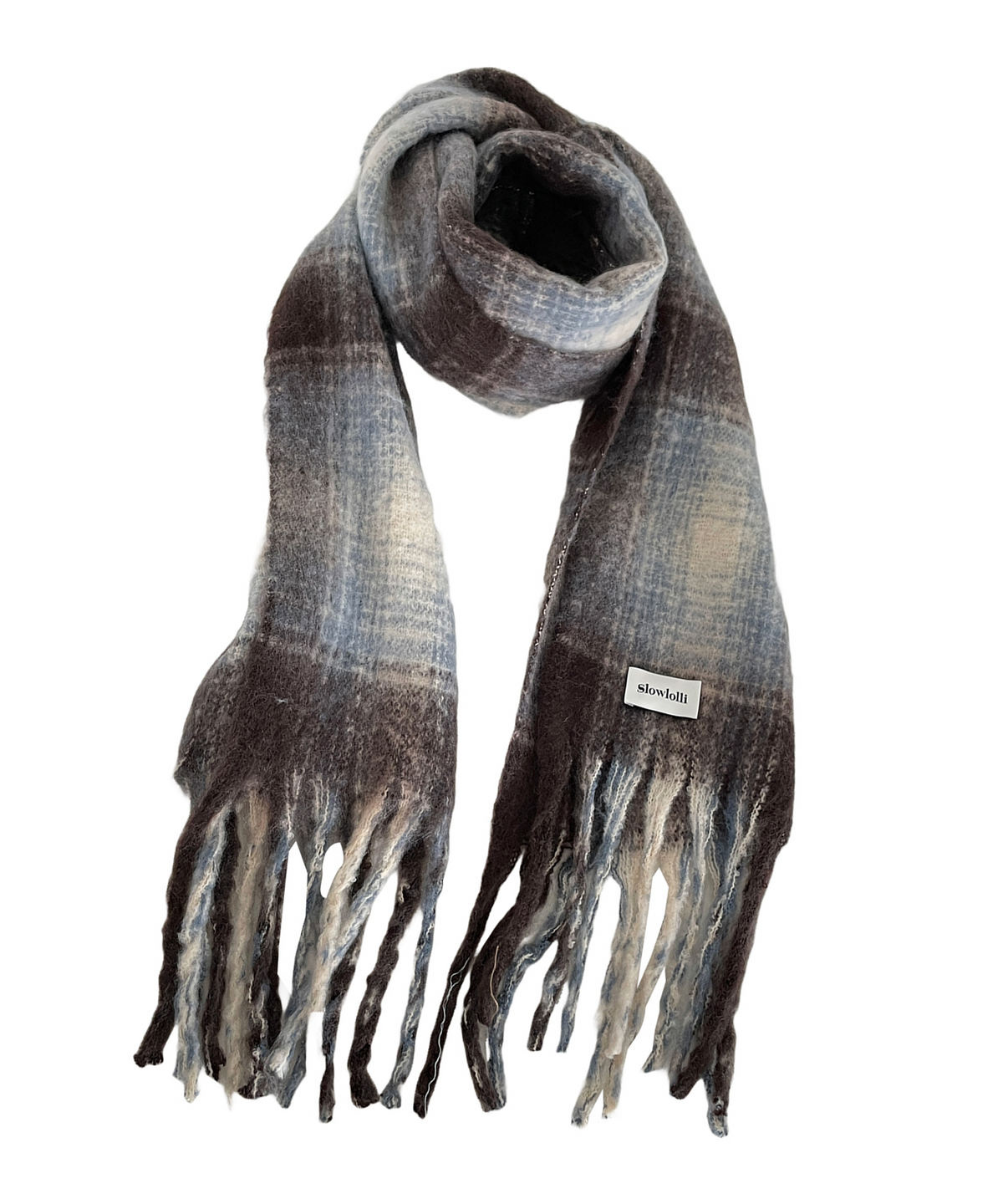 슬로우롤리(SLOWLOLLI) Classic check muffler