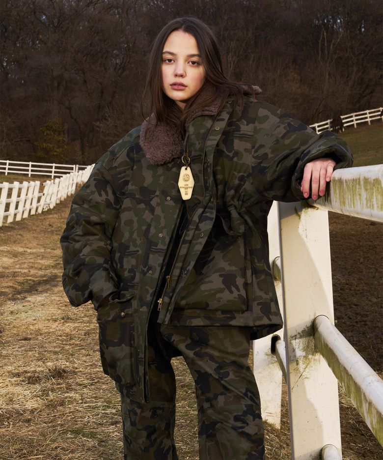 Shearling Work Coat_Camo
