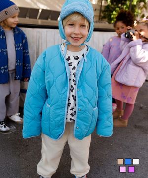 럭럭 양면 누빔 점퍼 자켓 (5 COLORS)