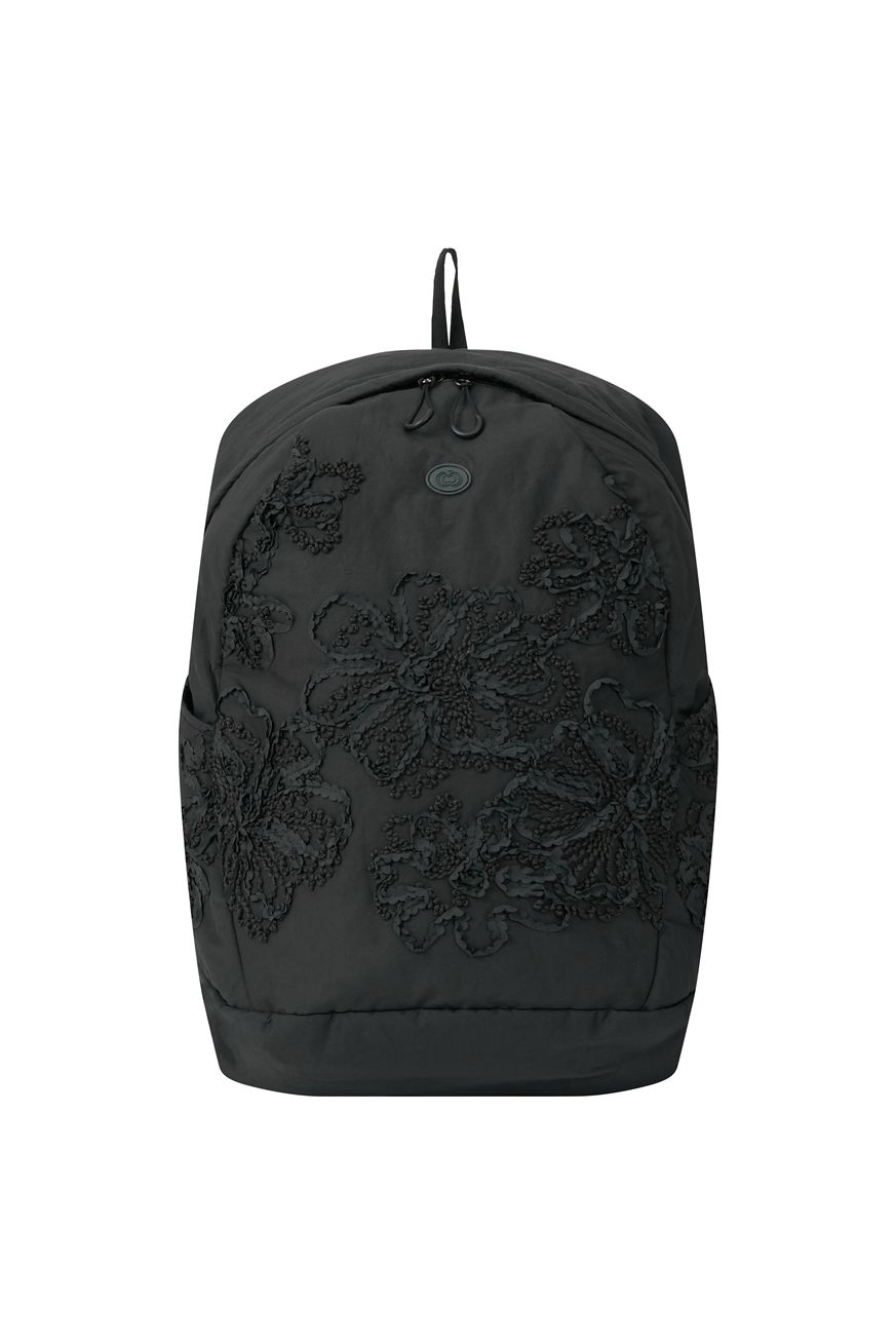 MUSINSA公式 | COLOCYNTH Fade Flower Backpack Black