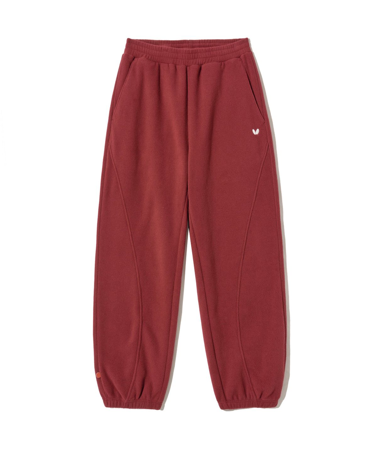 버터플라이 스포츠웨어(BUTTERFLY SPORTSWEAR) 엑티브 플리스 팬츠 버건디