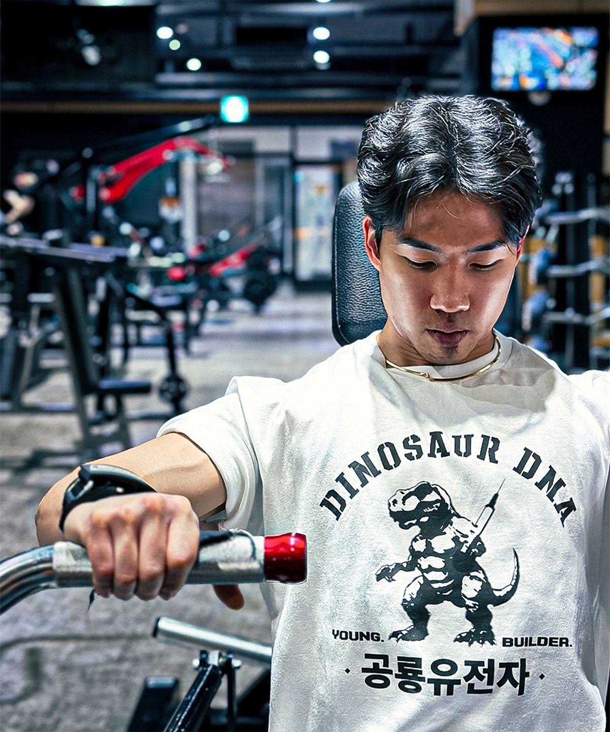 쉬스(SHUSH) 공룡유전자 티셔츠 DINOSAUR DNA PRINTING T-SHIRTS_25SS