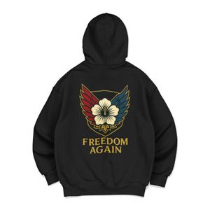 [기모선택]프리덤 어게인 후드티셔츠