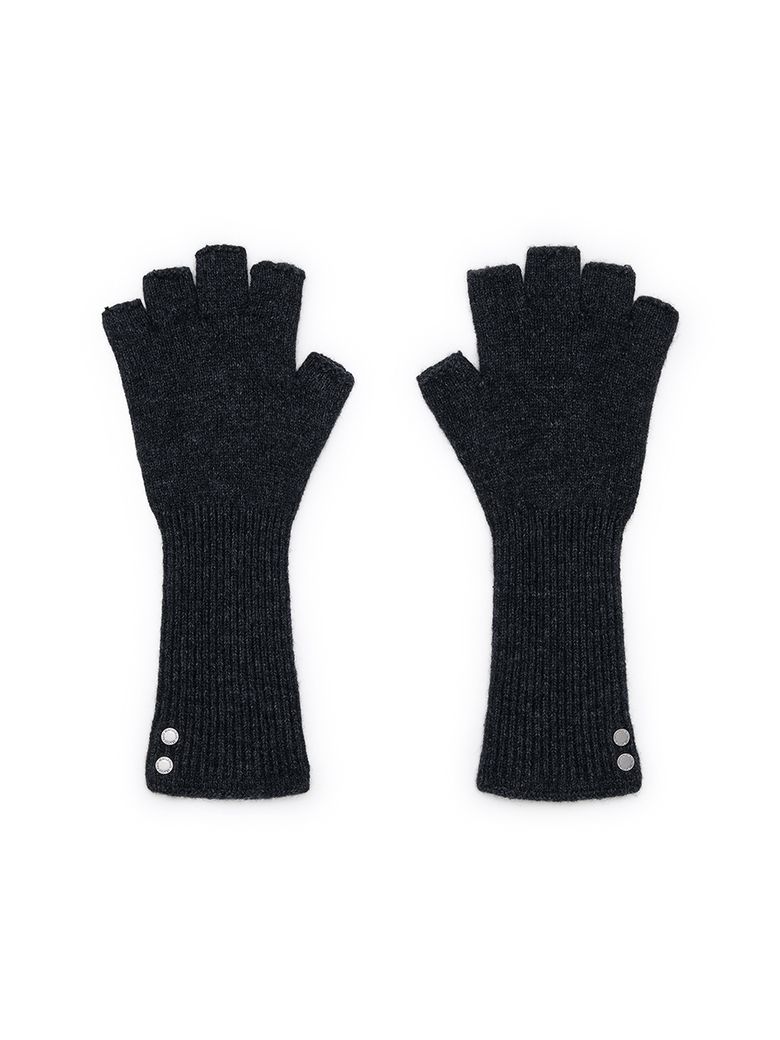 FINGERLESS HAND WARMER IN CHARCOAL