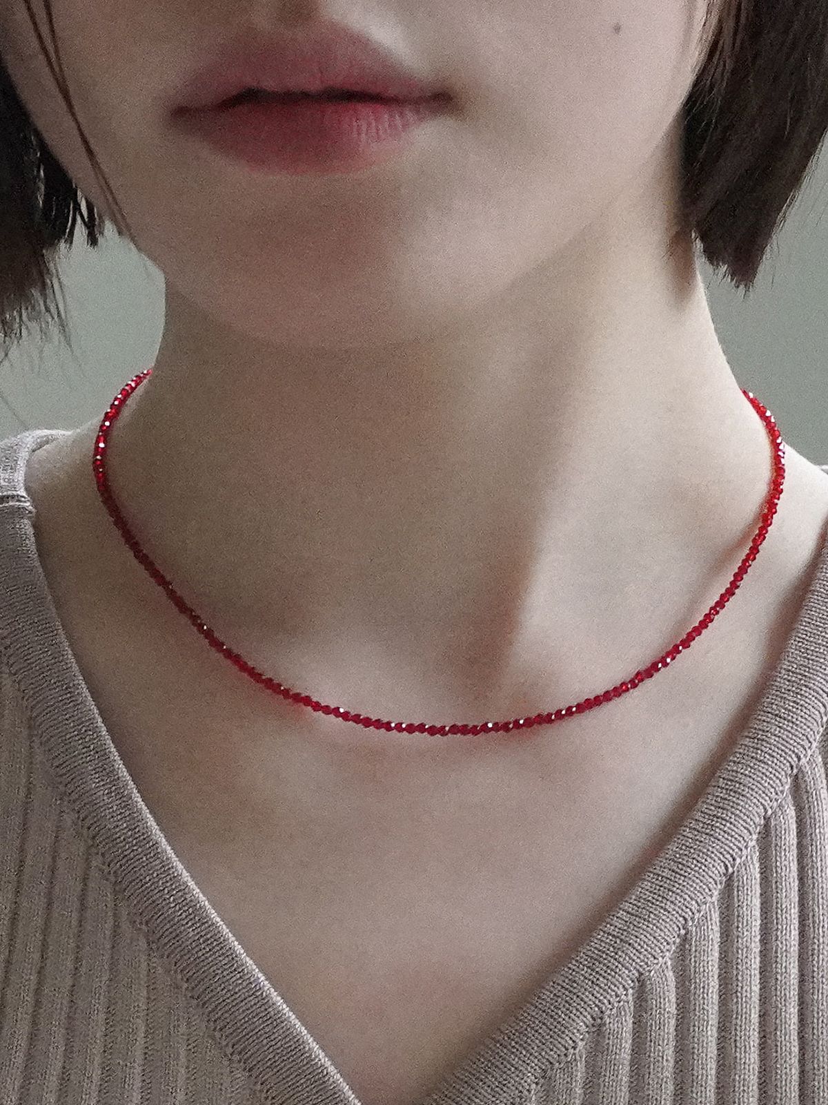 제마드(GEMADE) Cherry ade necklace #N034