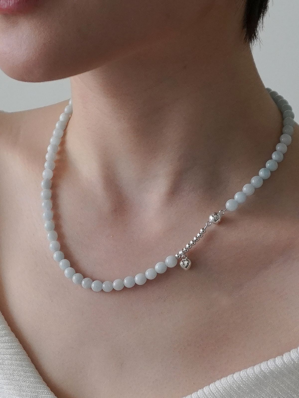제마드(GEMADE) Blue hawai necklace #N035