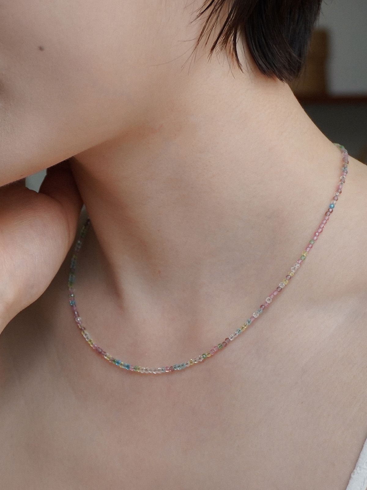 제마드(GEMADE) Pastel candy necklace #N046