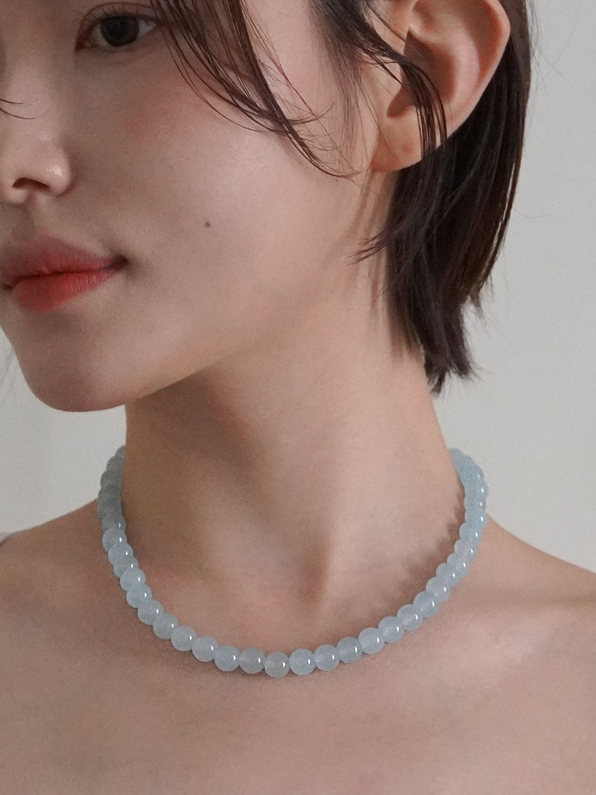 제마드(GEMADE) Ocean bubble necklace #N049