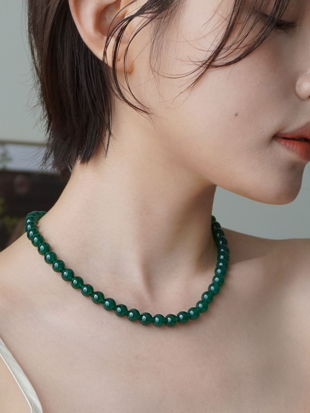 제마드(GEMADE) Forest bubble necklace #N051