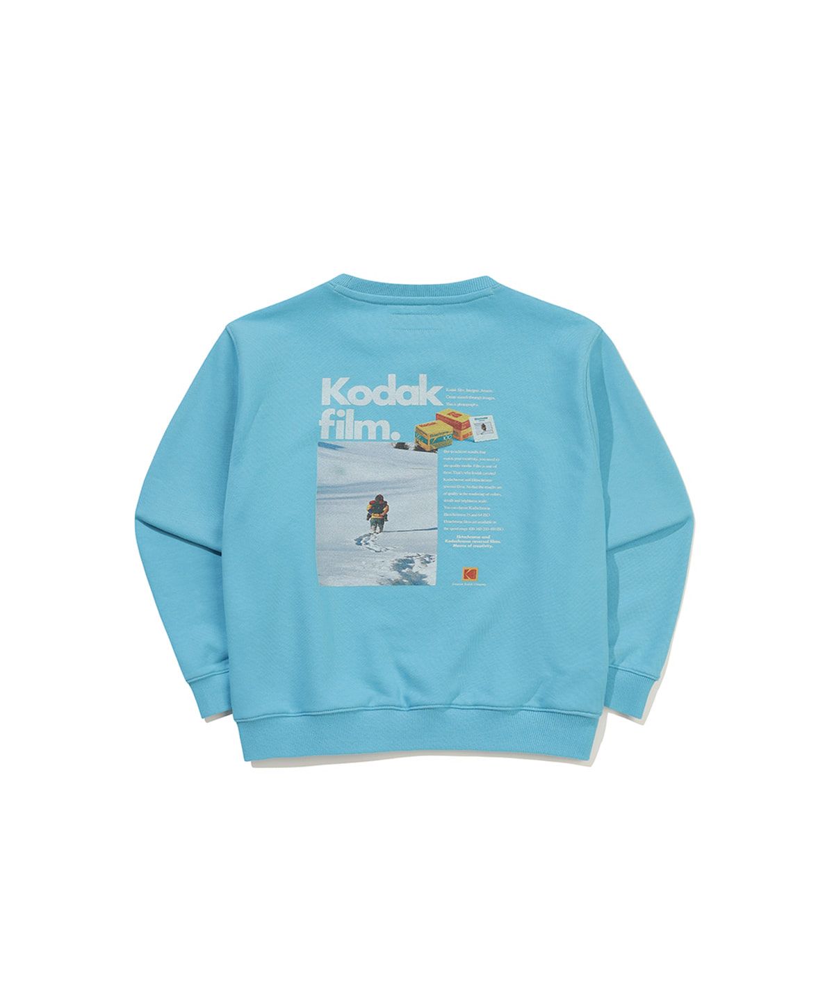 코닥 키즈(KODAK KIDS) 씨너리 그래픽 맨투맨 키즈 BLUE