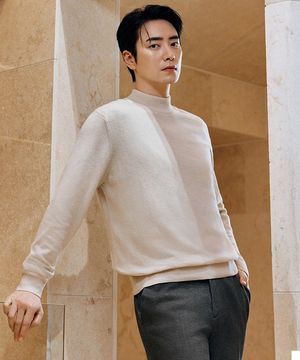 [3PACK] 25FW 캐시미어 울 블렌드 모크넥 니트