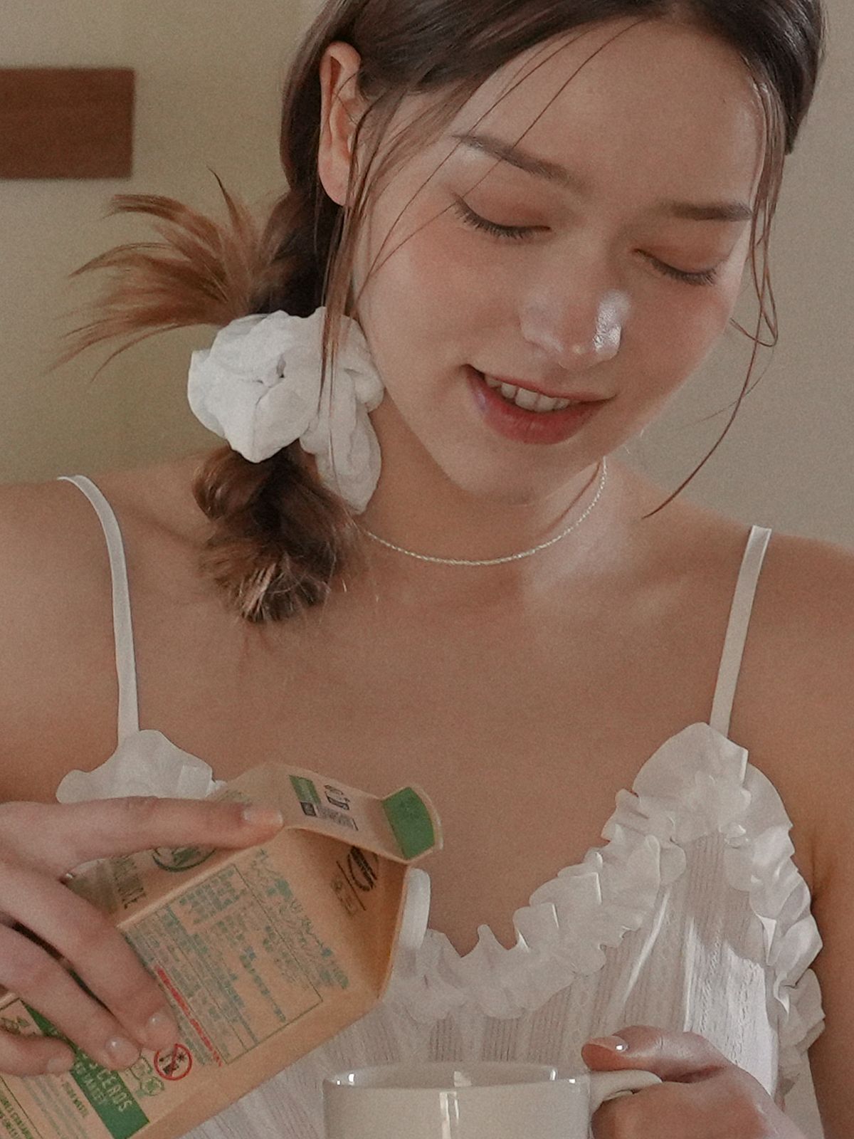 제마드(GEMADE) Frappe pearl necklace #N080