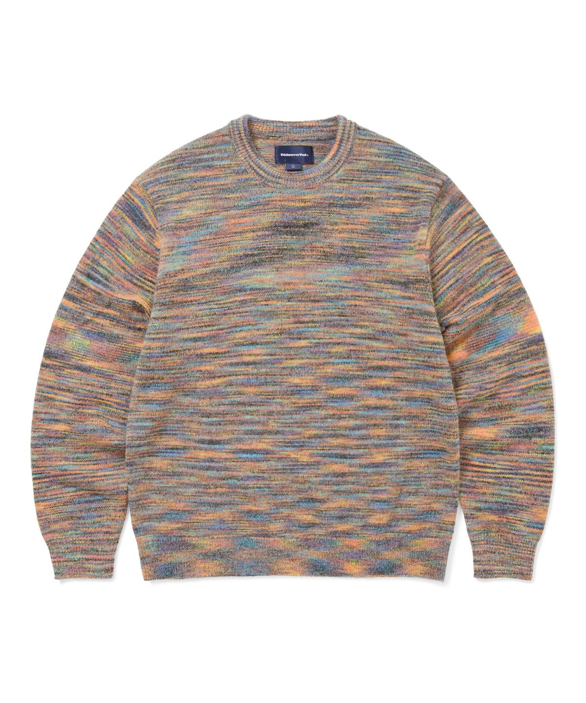 디스이즈네버댓(THISISNEVERTHAT) Static Knit Sweater Rainbow