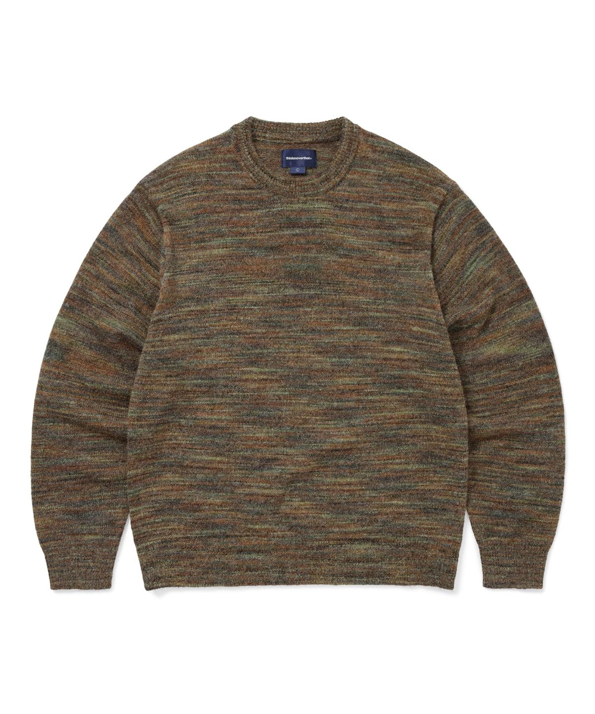 디스이즈네버댓(THISISNEVERTHAT) Static Knit Sweater Olive