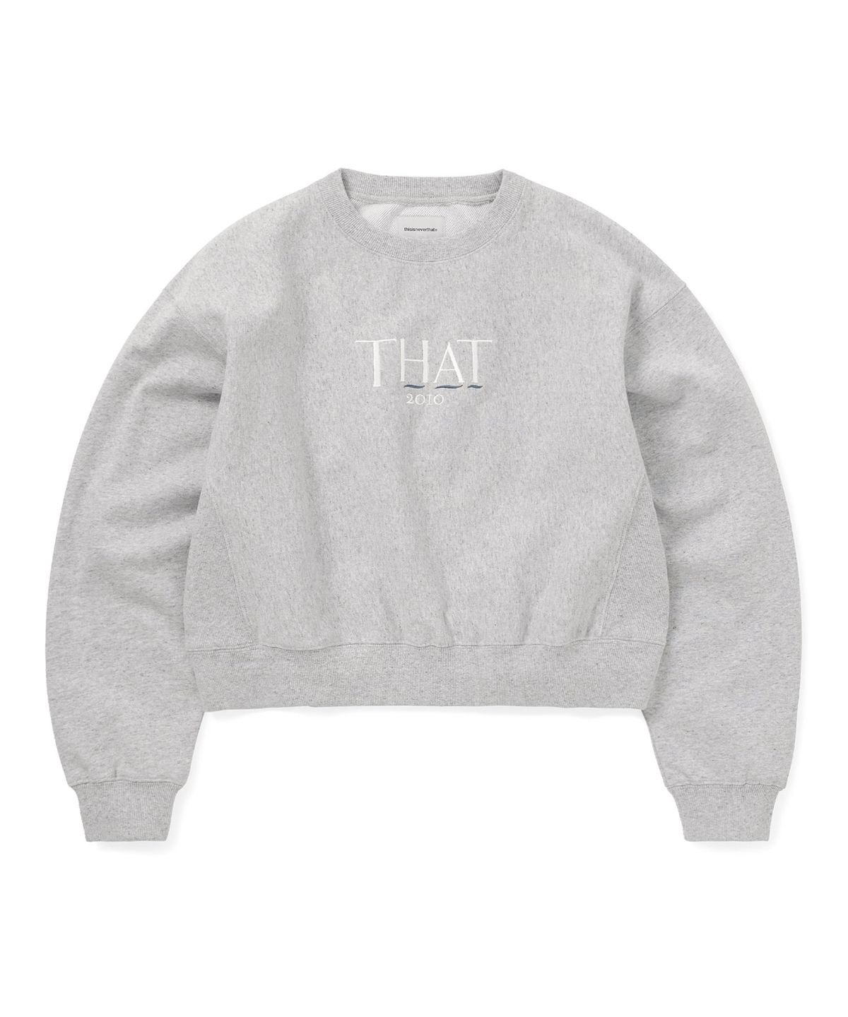 디스이즈네버댓(THISISNEVERTHAT) THAT 2010 W Crewneck Heather Grey