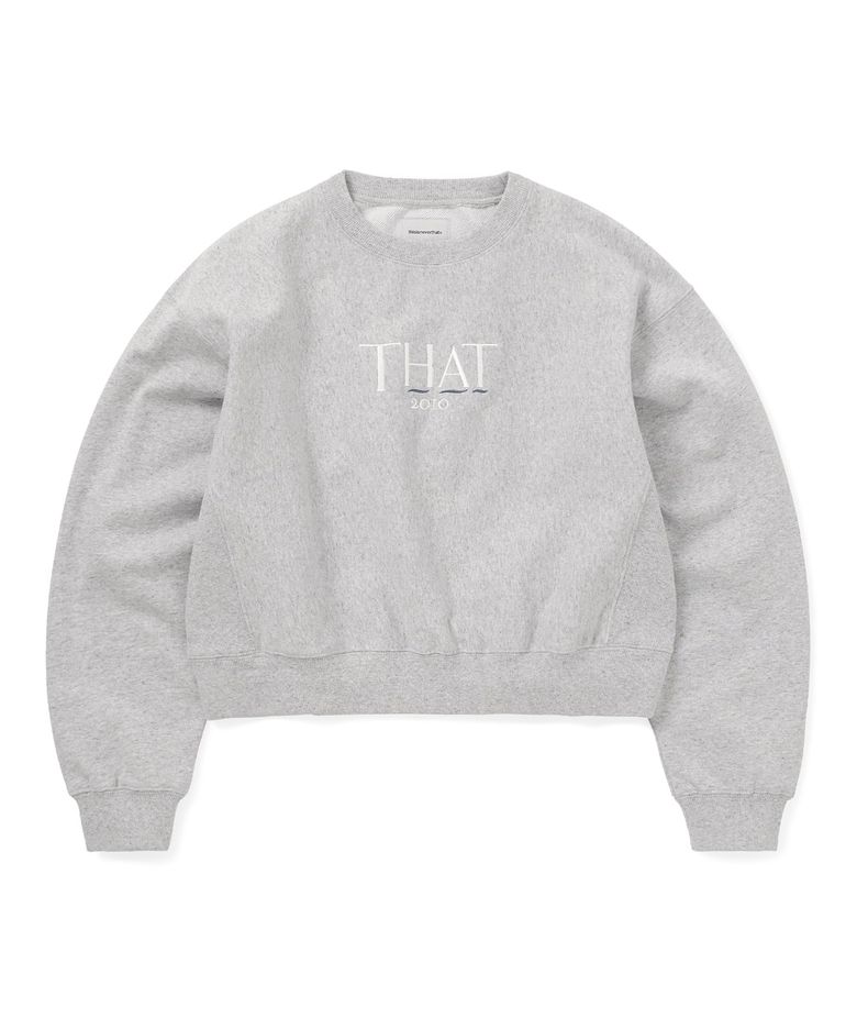 THAT 2010 W Crewneck Heather Grey
