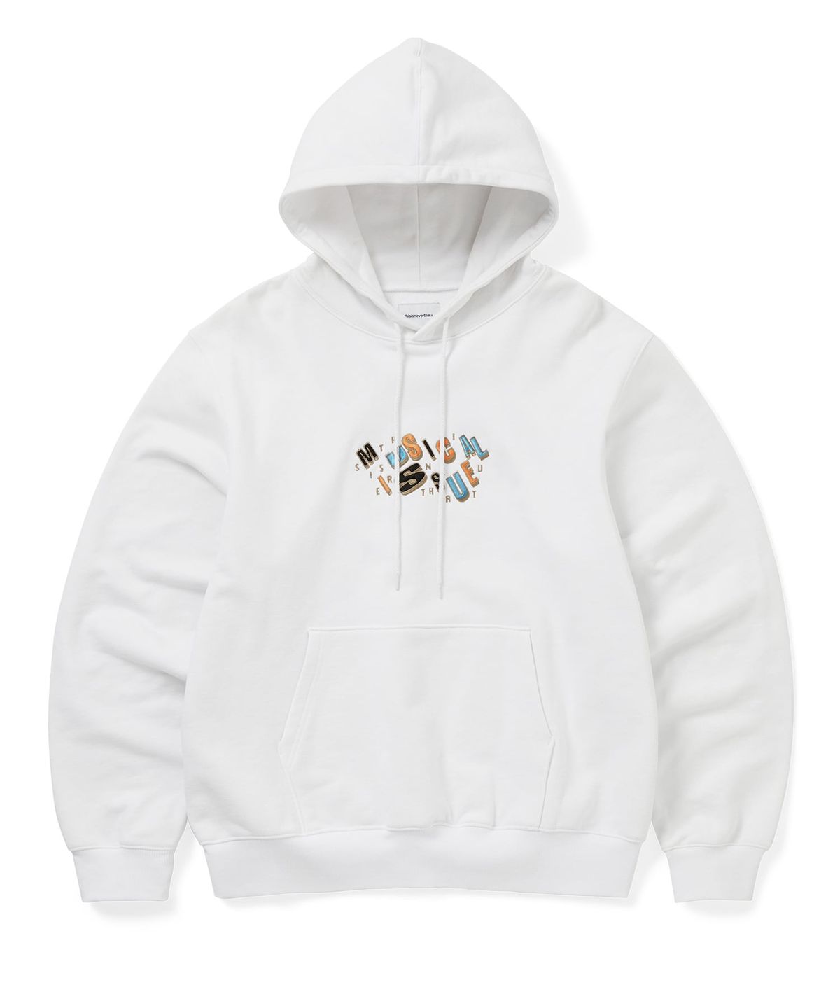 디스이즈네버댓(THISISNEVERTHAT) Musical Issue Hoodie White