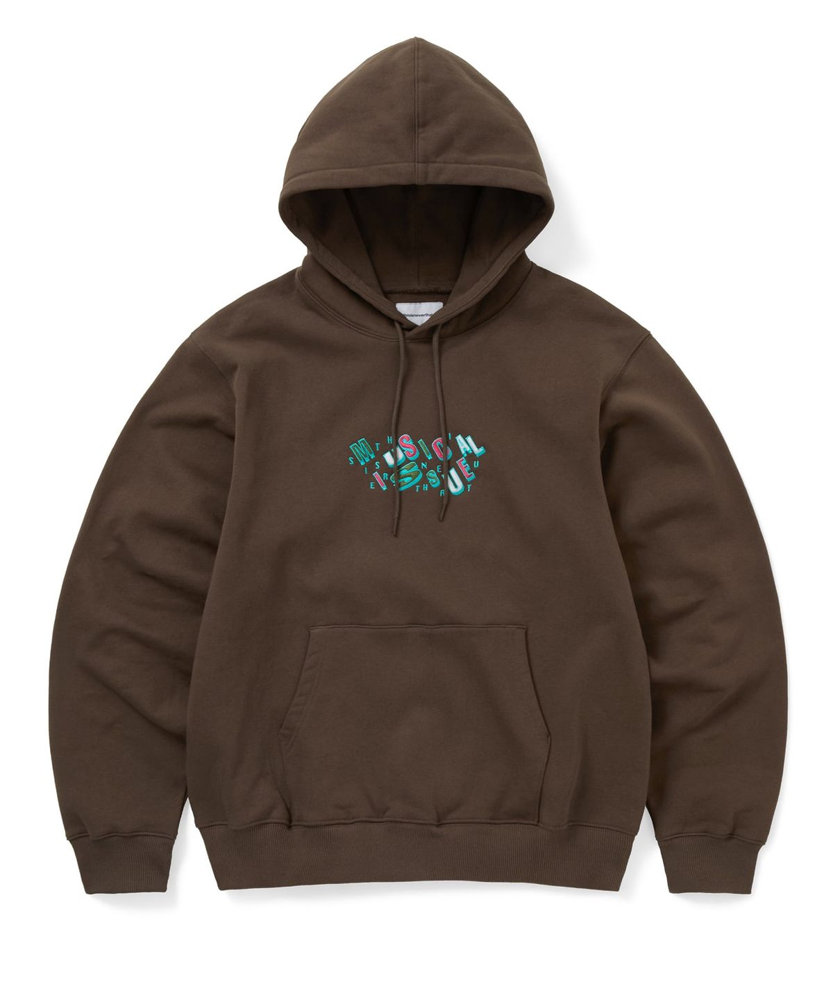 디스이즈네버댓(THISISNEVERTHAT) Musical Issue Hoodie Brown