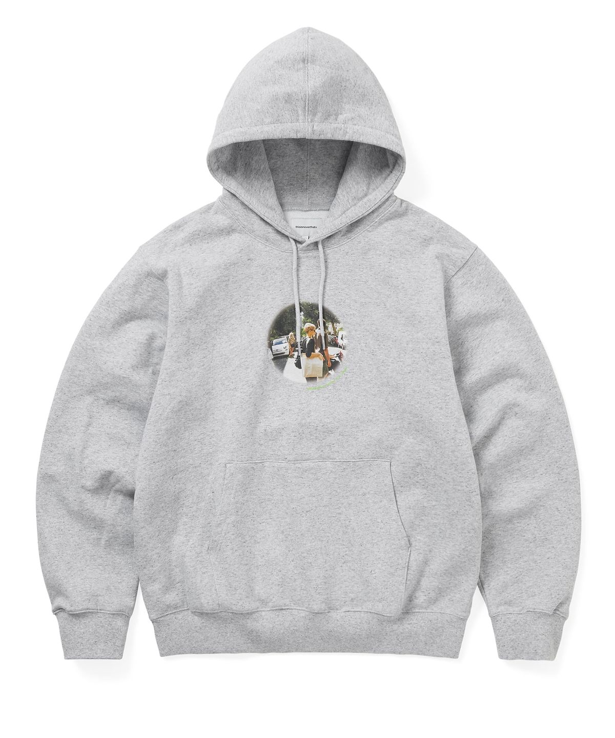 디스이즈네버댓(THISISNEVERTHAT) Park Hoodie Heather Grey