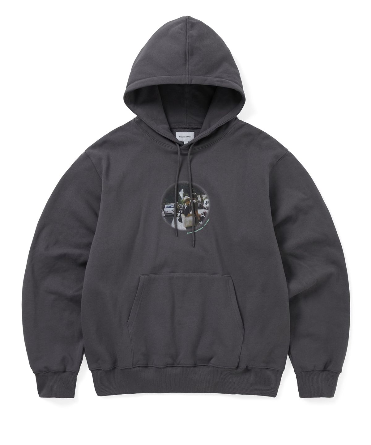 디스이즈네버댓(THISISNEVERTHAT) Park Hoodie Dark Grey