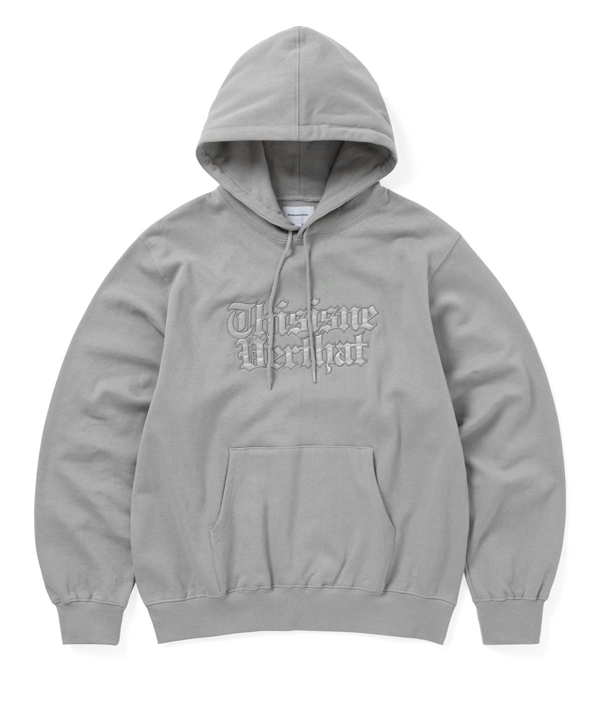 디스이즈네버댓(THISISNEVERTHAT) Old English Logo Hoodie Concrete