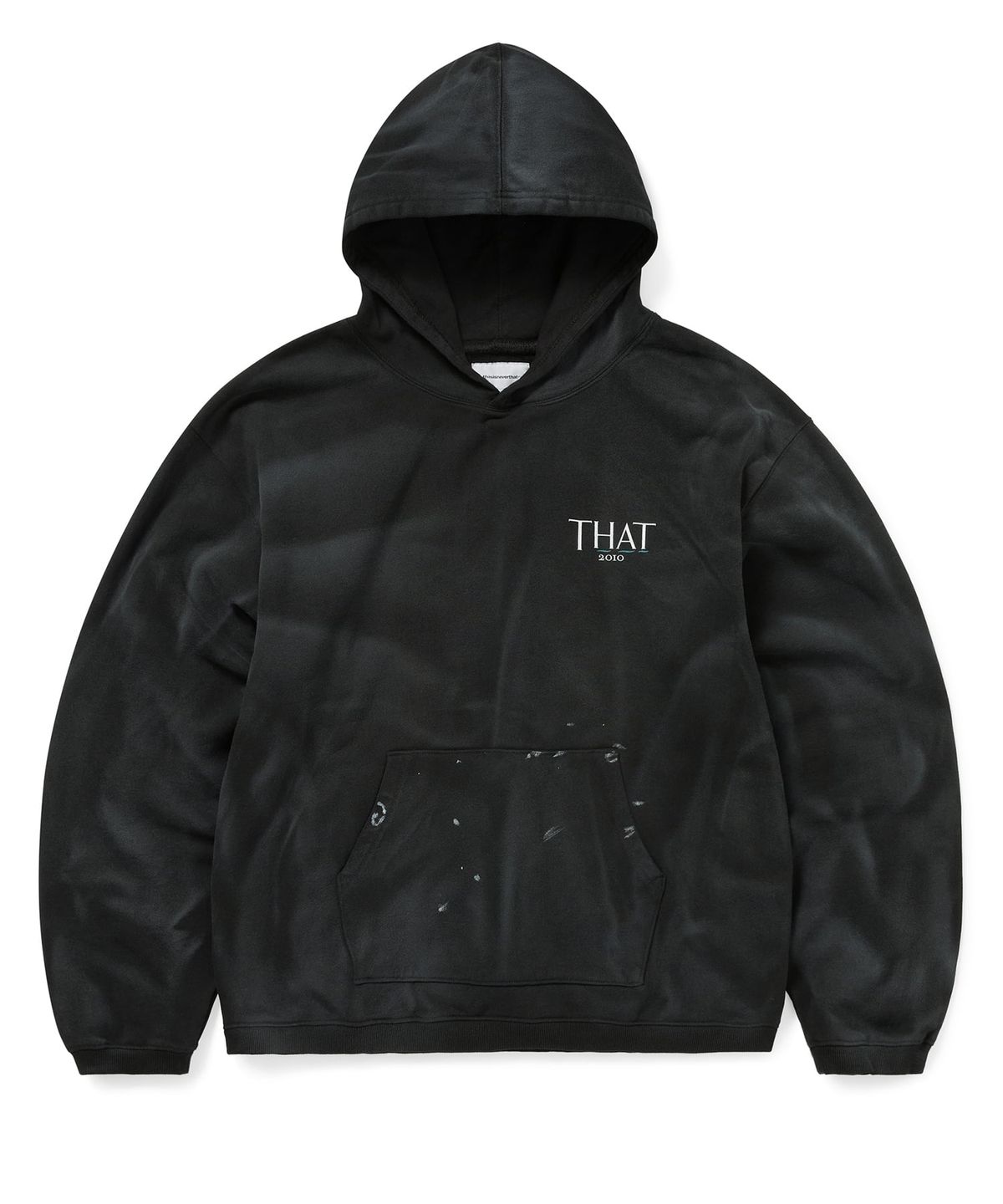 디스이즈네버댓(THISISNEVERTHAT) Faded THAT 2010 Hoodie Black