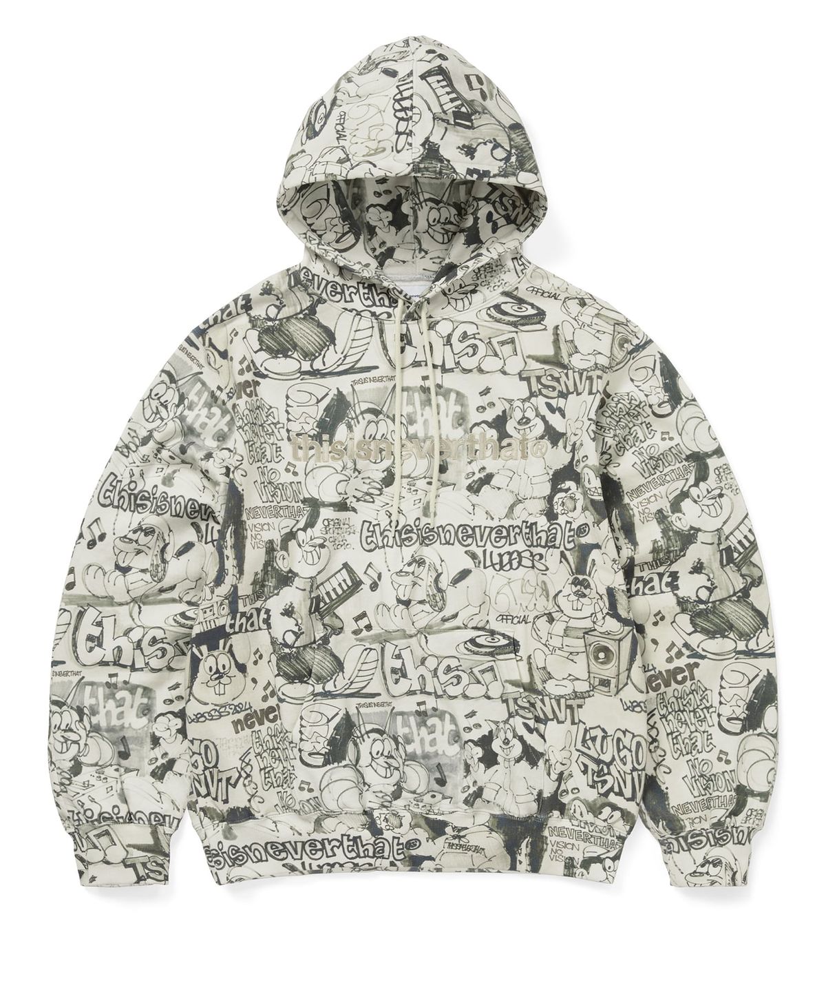디스이즈네버댓(THISISNEVERTHAT) T-Logo Hoodie Graffiti