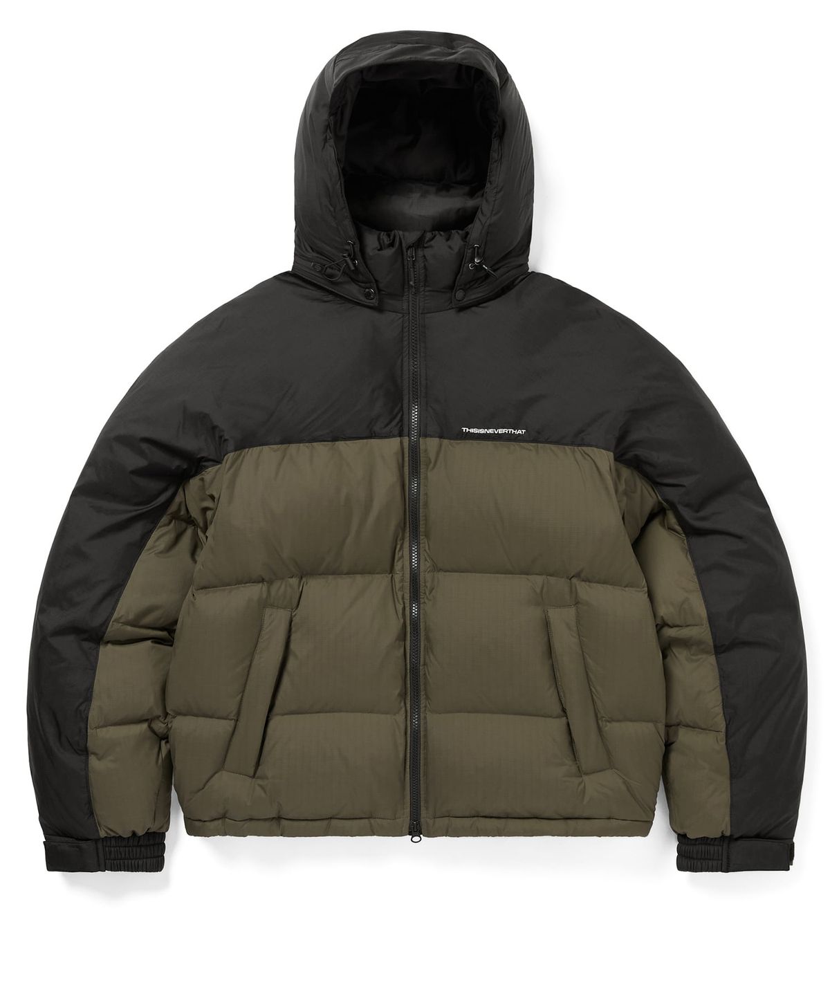 디스이즈네버댓(THISISNEVERTHAT) Multi-Ripstop Down Puffer Jacket Olive