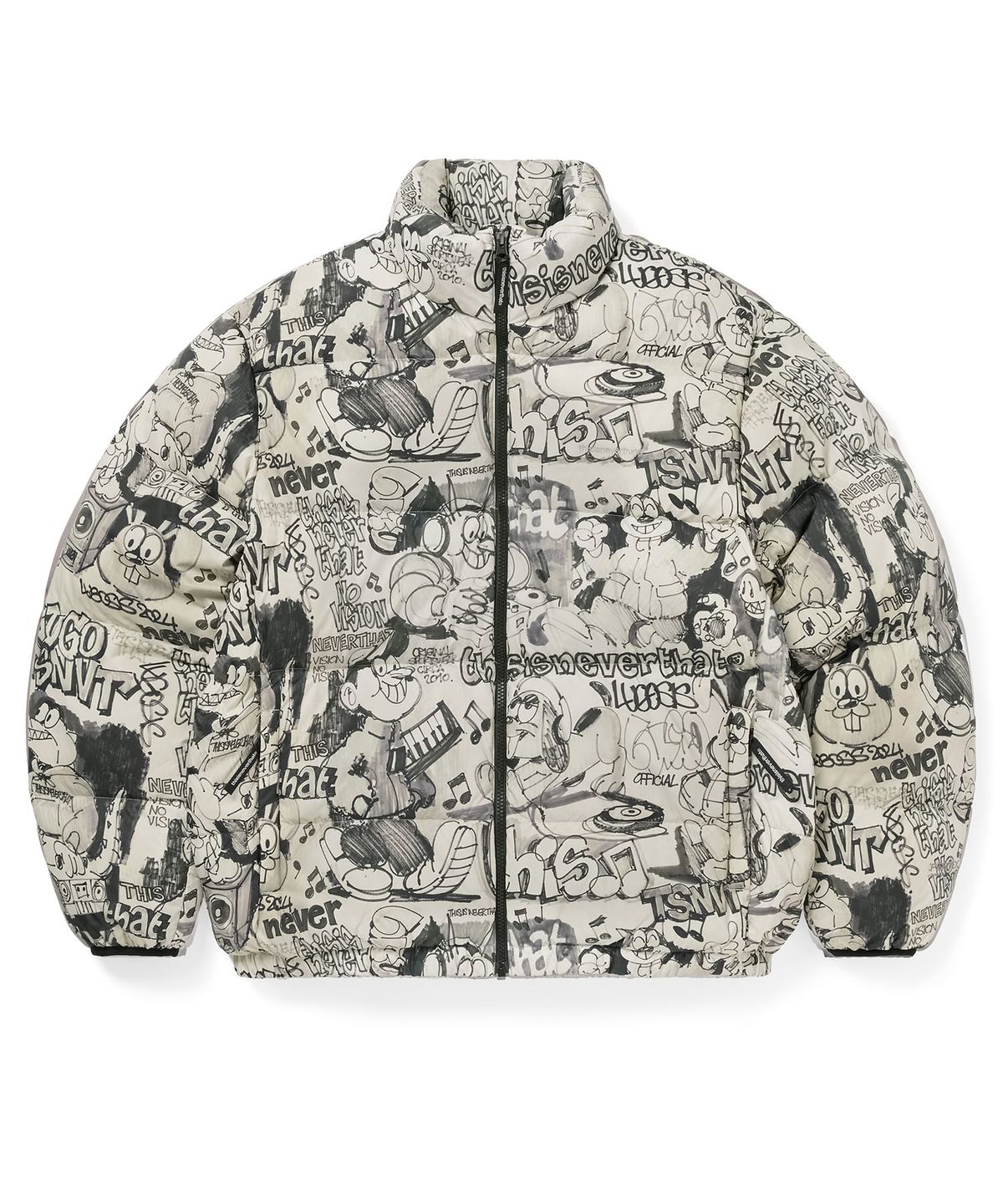 디스이즈네버댓(THISISNEVERTHAT) PERTEX T Down Jacket Graffiti