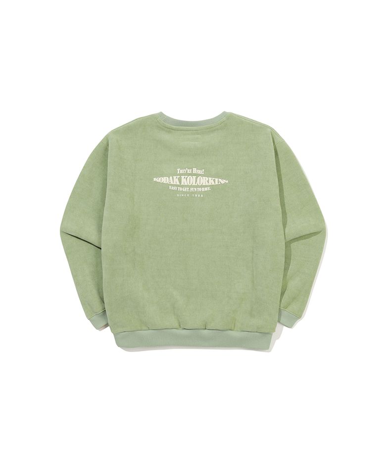 씨네라운지 코지 맨투맨 키즈 LIGHT GREEN