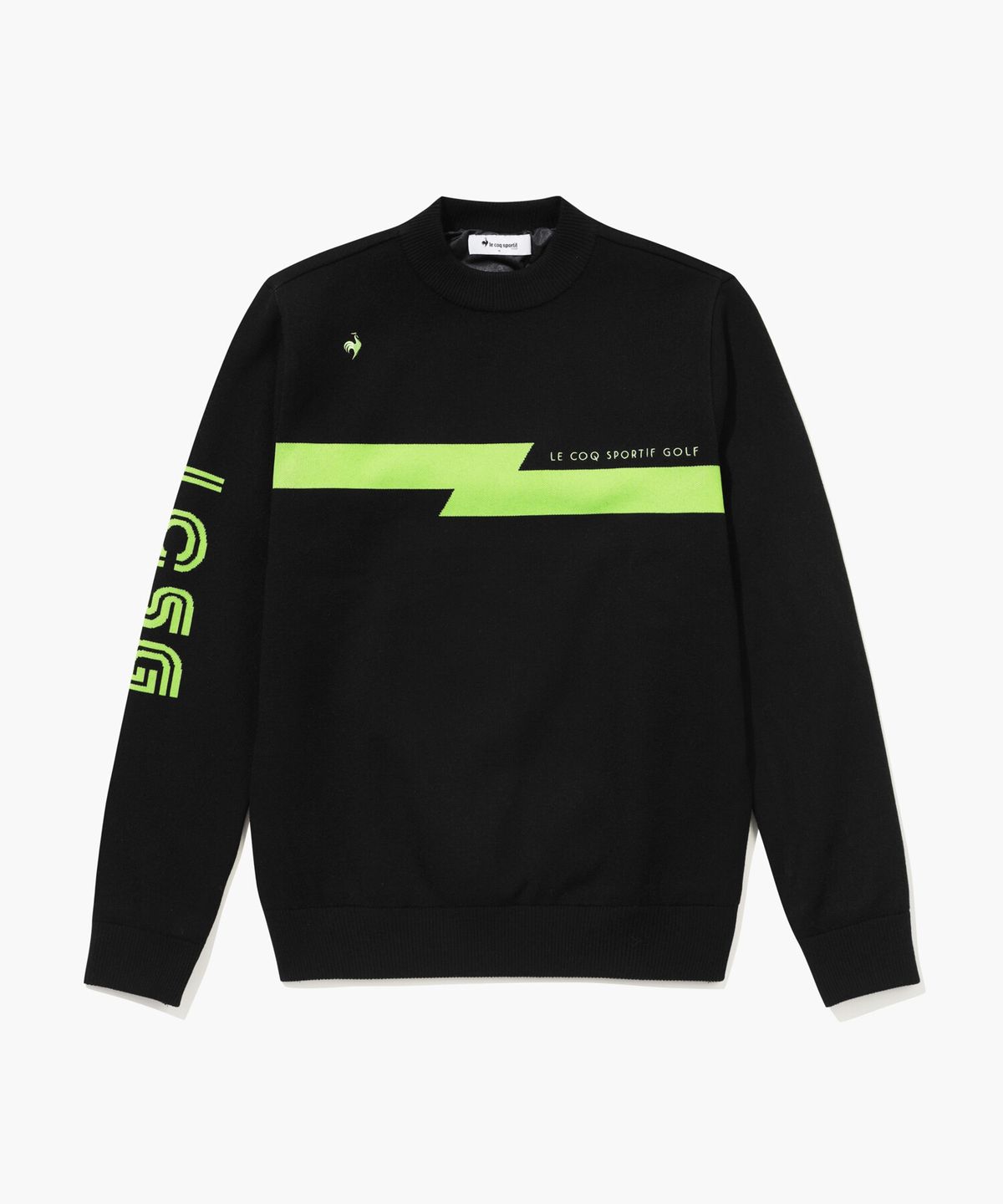 르꼬끄 골프(LECOQ GOLF) 남성 소프트터치 방풍 스웨터 _BLCK GQ421MKPO2