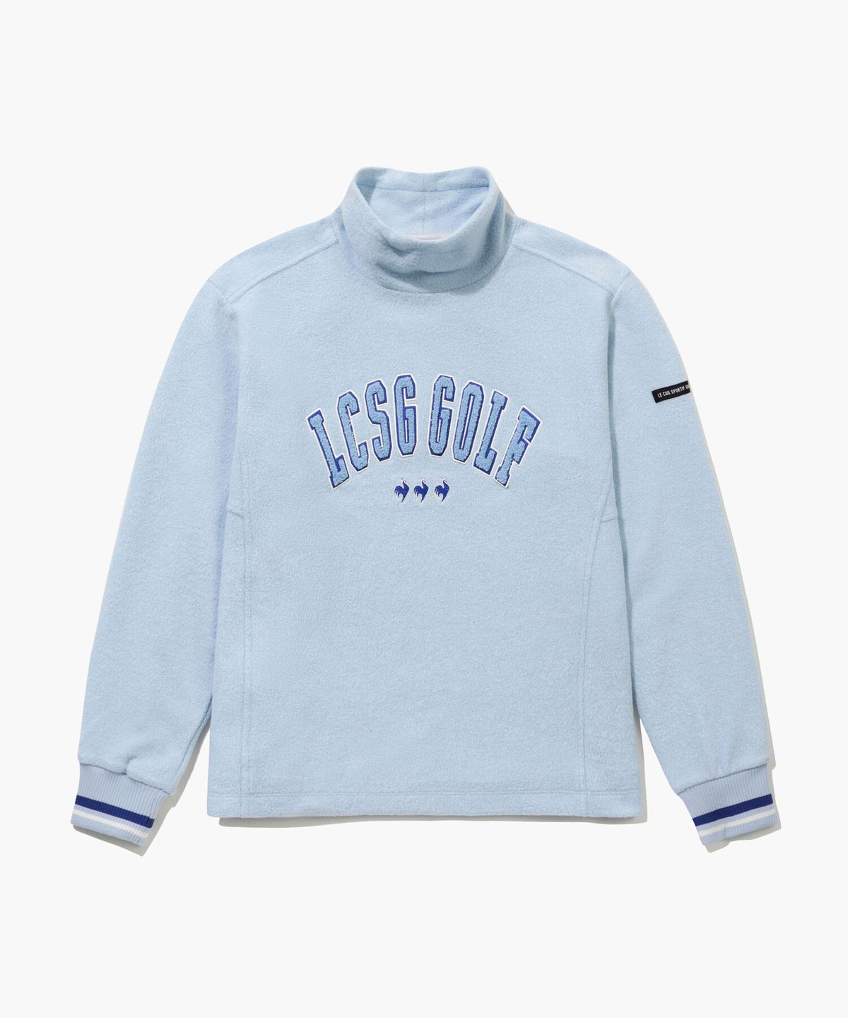 르꼬끄 골프(LECOQ GOLF) 여성 부클 방풍 긴팔 티셔츠 _LBLU GQ422LRLO1