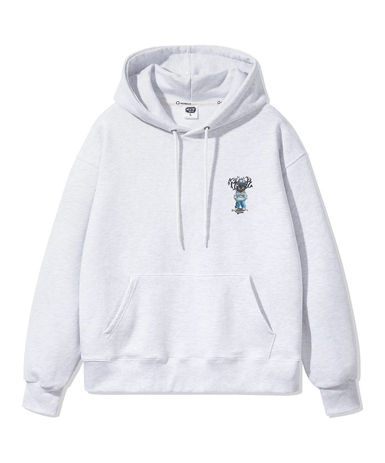 Meow Cat 오버핏 후드티 AVH325 (3 COLOR)
