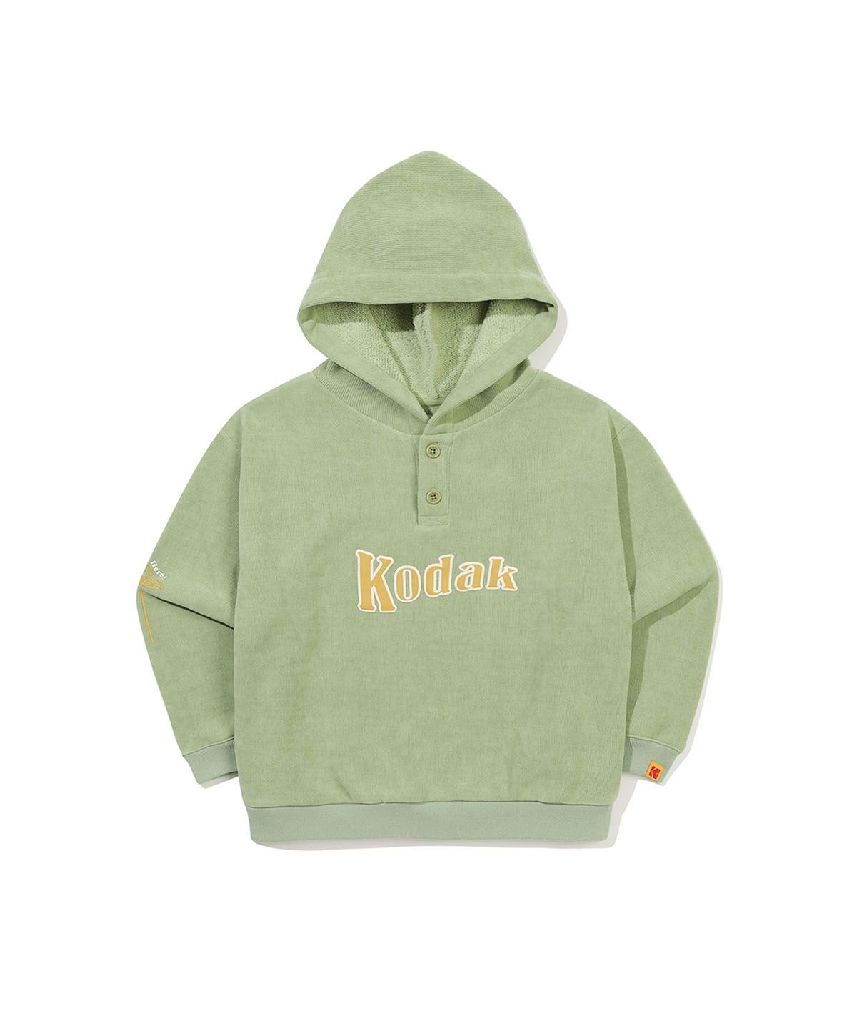 코닥 키즈(KODAK KIDS) 씨네라운지 코지 후드 키즈 LIGHT GREEN