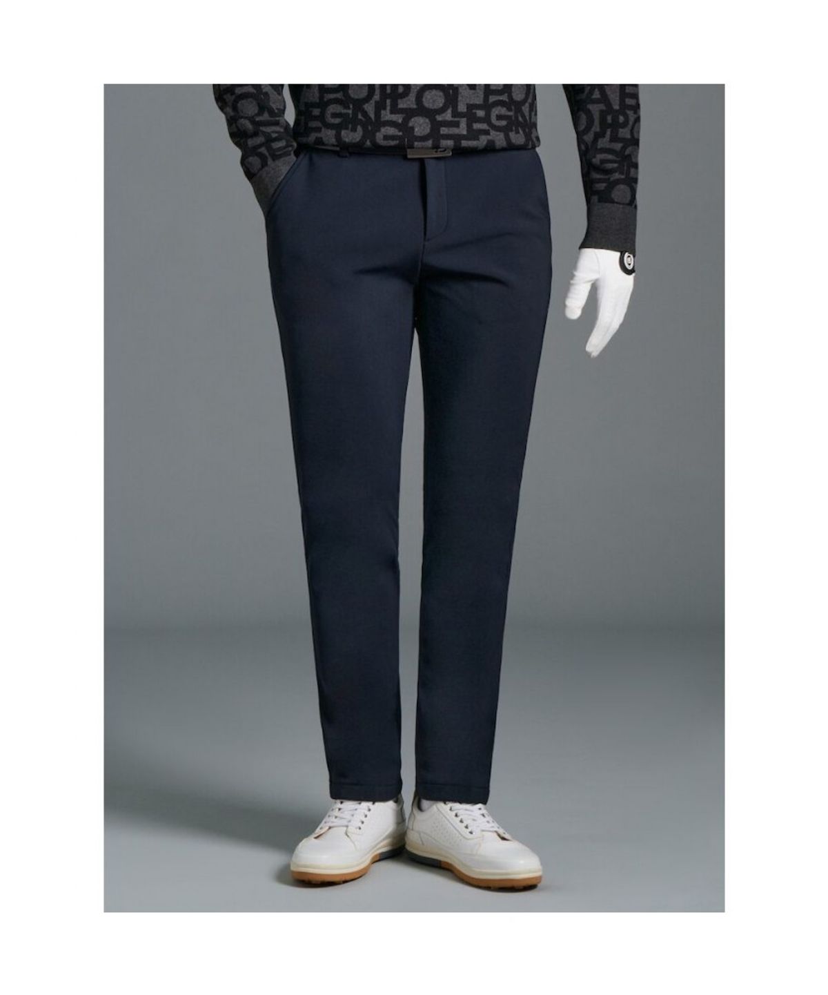 빈폴골프(BEANPOLE GOLF) 남성 본딩 슬림 팬츠 - 블랙