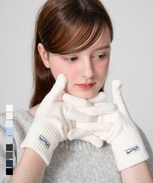 [지수 pick] 클래식 소프트 핑거홀 터치 숏 장갑_9colors