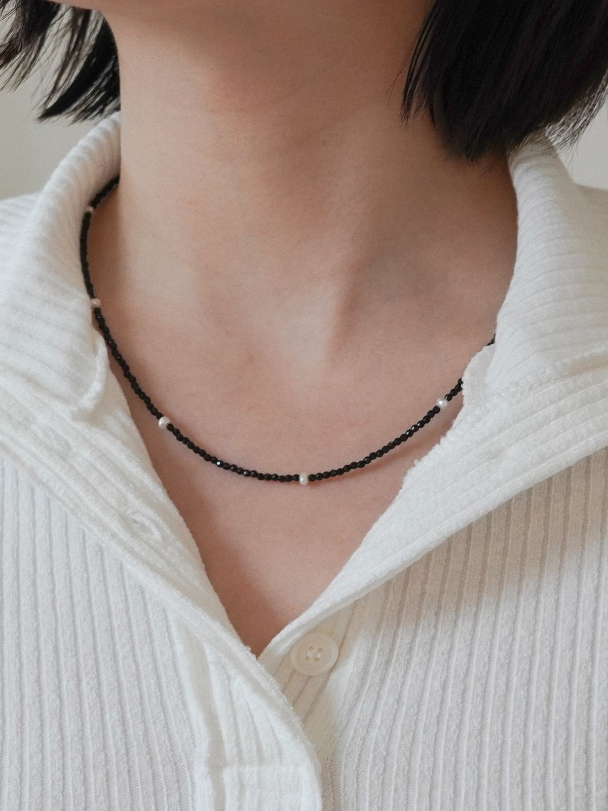 제마드(GEMADE) Snow pearl necklace #N095