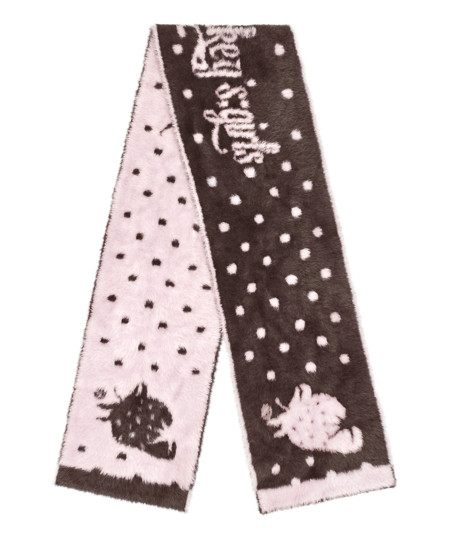 MUSINSA公式 | VIDEO JOCKEY スタベリーマフラー [ブラウン]