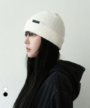 볼드 니트 숏 비니_2colors