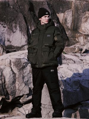 윈드 스토퍼 패딩 팬츠 BLACK