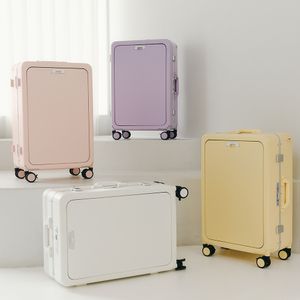 투어랩 와이드 핸들 캐리어 [화이트/핑크/옐로우] 20/24인치
