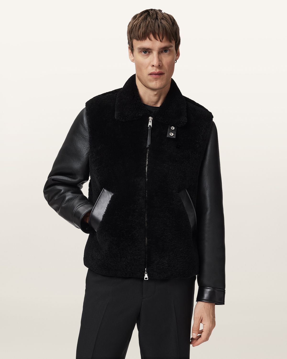 올세인츠(ALLSAINTS) 코니어 시어링 자켓 M039LD-5